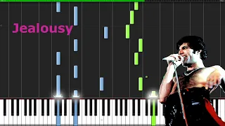 QUEEN - JEALOUSY - Piano Tutorial