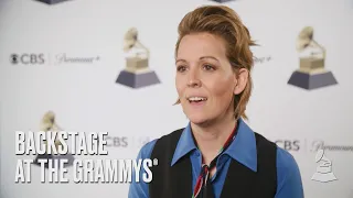 Backstage at the GRAMMYs with Brandi Carlile