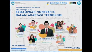 LIVE - Pelajaran 3. Teknik Penceritaan | Semangat Guru: Kemampuan Nonteknis Dalam Adaptasi Teknologi