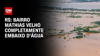 RS: Bairro Mathias Velho completamente embaixo d'água | CNN 360