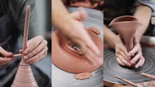 Pottery Blooper Reel from the Last Month Making (#Shorts)