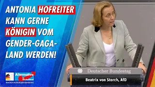 Antonia Hofreiter kann gerne Königin vom Gender-Gaga-Land werden! - Beatrix von Storch - AfD