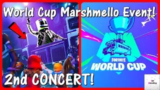 *NEW* World Cup Marshmello CONCERT EVENT! (Special 2nd Concert) | Fortnite