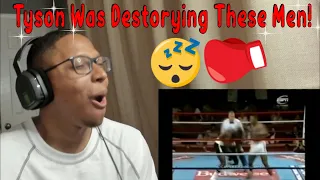 Mike Tyson's Career Knockouts Volume 1! | Chiseled Adonis | (Reaction!)