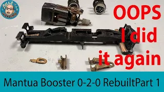 Fixing Mantua Booster 0-2-0 HO Locomotive Restoration Part 1