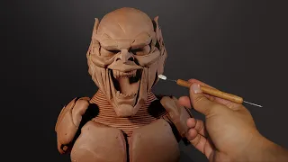 Sculpting Green Goblin - Spiderman No Way Home  TIMELAPSE