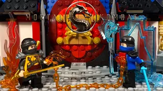 LEGO Mortal Kombat Scorpion vs Sub-Zero Fight Scene (Stop-Motion Animation)