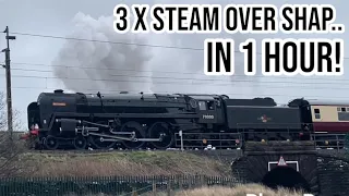 57 minutes on Shap. 70000 Britannia + Jacobite 45212 + 34067 Tangmere 13/4/24