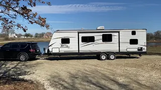 Nissan Armada Towing an RV