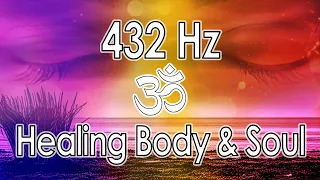 Full Body Healing Frequencies (432Hz) - Massage Your Brain, Improve Your Memory, Meditation Music