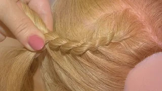 Шкатулка - Как заплести жгуты / How to braid strands of hair