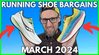 BEST RUNNING SHOE BARGAINS MARCH 2024 | Best value running shoes | ASICS, ADIDAS + MORE | EDDBUD