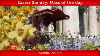 March 31 2024, Easter Sunday, Mass of the day Pope Francis