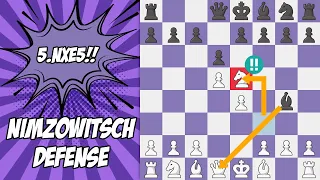 Nimzowitsch Defense Chess Opening Trap: Break The Pin And Sac The Queen