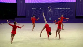 Hungary (HUN) - 2023 Rhythmic Junior Worlds Qualifications 5RO Group