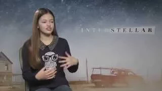 Interstellar -  Mackenzie Foy interview (London, European Première)