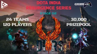 DoTA India Resurgence Series | Presented by Crowd Control Esports | Powered By GoGame | Prizepool 1L