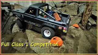 We Ran Our Scale Shop Truck In a RC Rock crawler competition (full class 1 event)