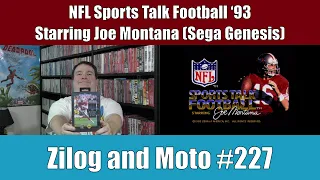 NFL Sports Talk Football '93 Starring Joe Montana (Sega Genesis) - Zilog and Moto #227