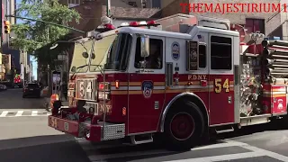 "EPIC EVERYONE GOES" COMPILATION OF FIRE DEPARTMENTS RESPONDING FROM QUARTERS IN N.Y. & N.J.  01