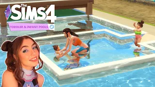 Toddler and Infant Pools │ No CC │ Sims 4  │ Tutorial