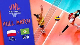 Poland 🆚 Brazil - Full Match | Women’s Volleyball Nations League 2019