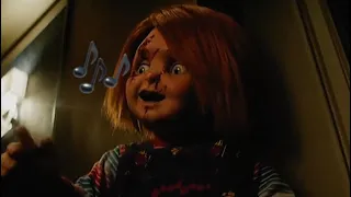 Chucky sings “we got the beat” scene in CHUCKY (2021)