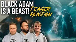 BLACK ADAM TEASER TRAILER REACTION!