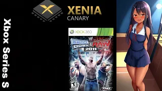 WWE SmackDown vs Raw 2011 on Xbox Series X/S Xenia Canary V1.1.6