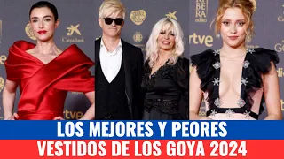 🔴Los MEJORES y PEORES vestidos de la ALFOMBRA ROJA de la GALA de los PREMIOS GOYA 2024