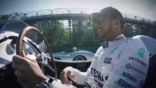 Lewis and Sir Stirling Take On Monza!