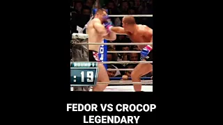 Fedor vs Crocop 😳 Legends #shorts