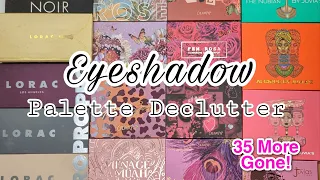 EYESHADOW PALETTE DECLUTTER 2 | Palette Collection 2022