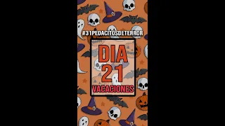 Dia 21: TERROR en VACACIONES #31PEDACITOSDETERROR 🎃 #shorts #halloween