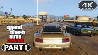 Grand Theft Auto 5 Online Gameplay Walkthrough Part 1 - GTA Online PC 4K 60FPS