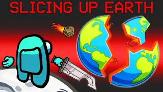 Slicing Up Earth Mod in Among Us