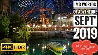 The WORLD'S LARGEST Indoor Theme Park! | IMG Worlds of Adventure Vlog Dubai Sept' 2019 (4K Ultra HD)