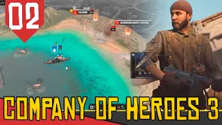 Invasão NAVAL de SALERNO - Company of Heroes 3 Italia #02 [Gameplay PT-BR]