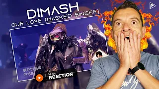 THERE IS AN ALIEN UNDER THAT MASK!! Dimash - Our Love | Masked Singer (Reaction)