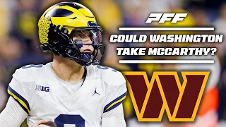 Could Washington take JJ McCarthy 2nd? | PFF