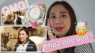 REACTING TO SHARON CUNETA'S WATCH COLLECTION - Relo na milyon milyon ang halaga! OMG!