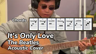 It’s Only Love | The Beatles (Guitar cover with chords & lyrics)