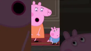 George Finds the Secret Door! 😳 #peppapig #shorts