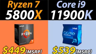 Ryzen 7 5800X Vs. i9-11900K | How Much Performance Difference?