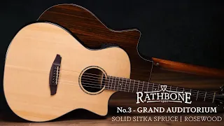 Rathbone No.3 | Grand Auditorium | Solid Sitka Spruce & Rosewood | R3SRCE