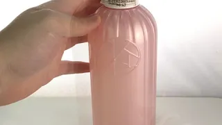 Maker Pink Color 600ml Boston Round PET Plastic Lotion Pump Shampoo Bottle