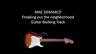 MAC DEMARCO - Freaking out the neighborhood: Guitar Backing Track