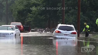 06-03-2022 Tarrant Co, TX - 1 dies, dozens more rescued during high water rescues keep FD's busy