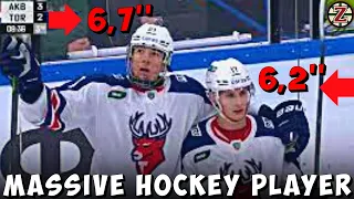 MASSIVE HOCKEY PLAYER! Anton Silayev 6'7" KHL Defenseman | Hockey News | Judd'z Budz CLIPS