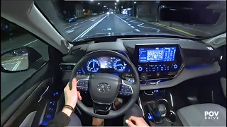 2023 Toyota Highlander — POV Night Drive /// POVDRIVE